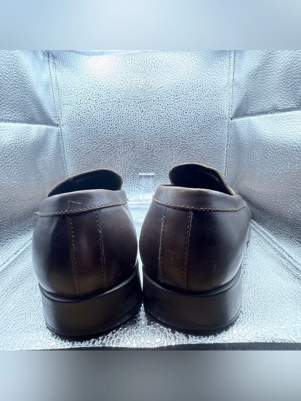 Banana Republic Dark Brown Leather Slip-On Loafers
